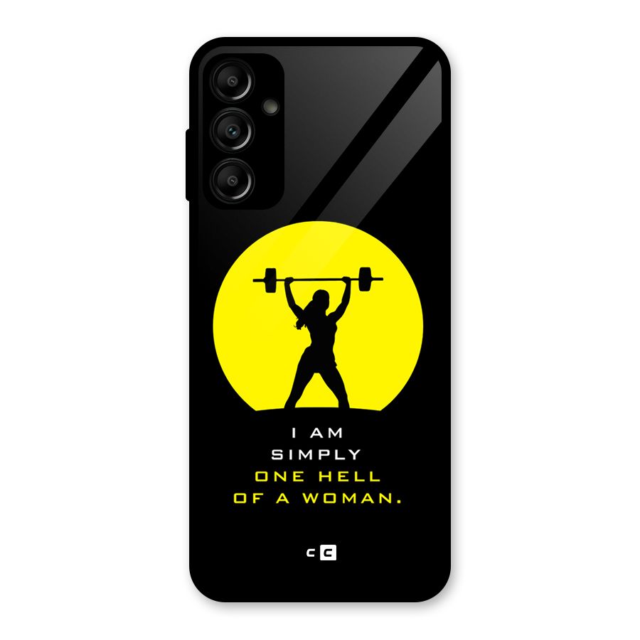 Hell Women Glass Back Case for Galaxy A14 5G