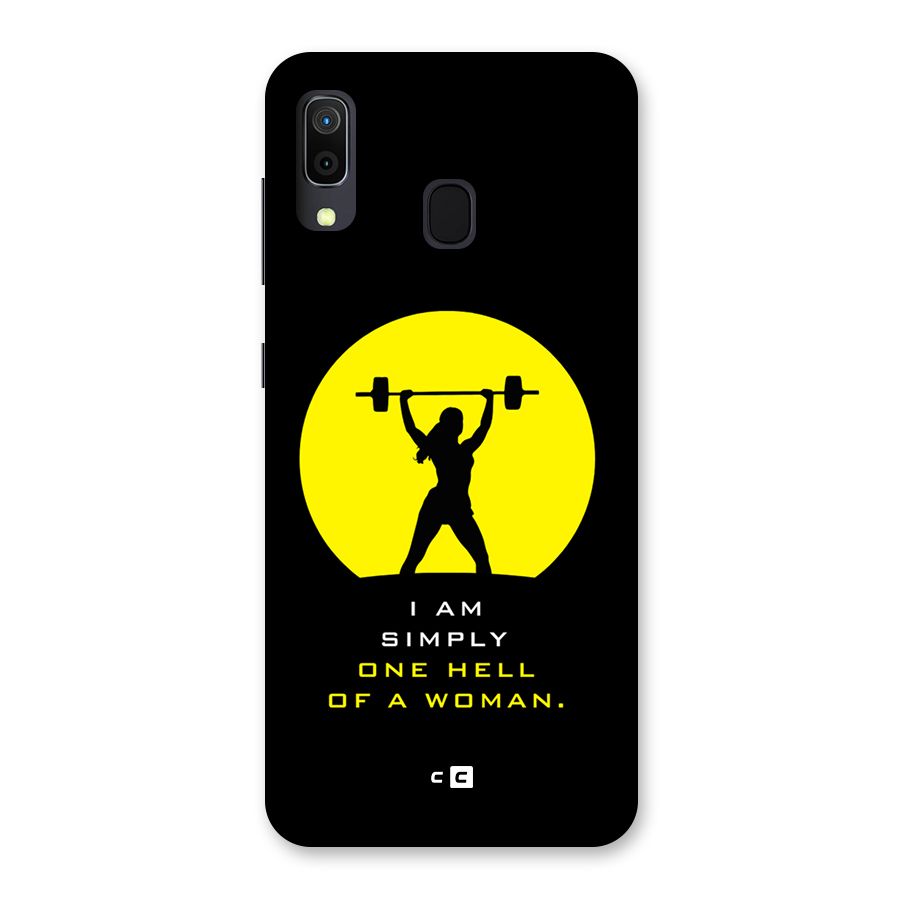 Hell Women Back Case for Galaxy A20