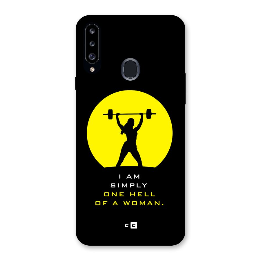 Hell Women Back Case for Galaxy A20s
