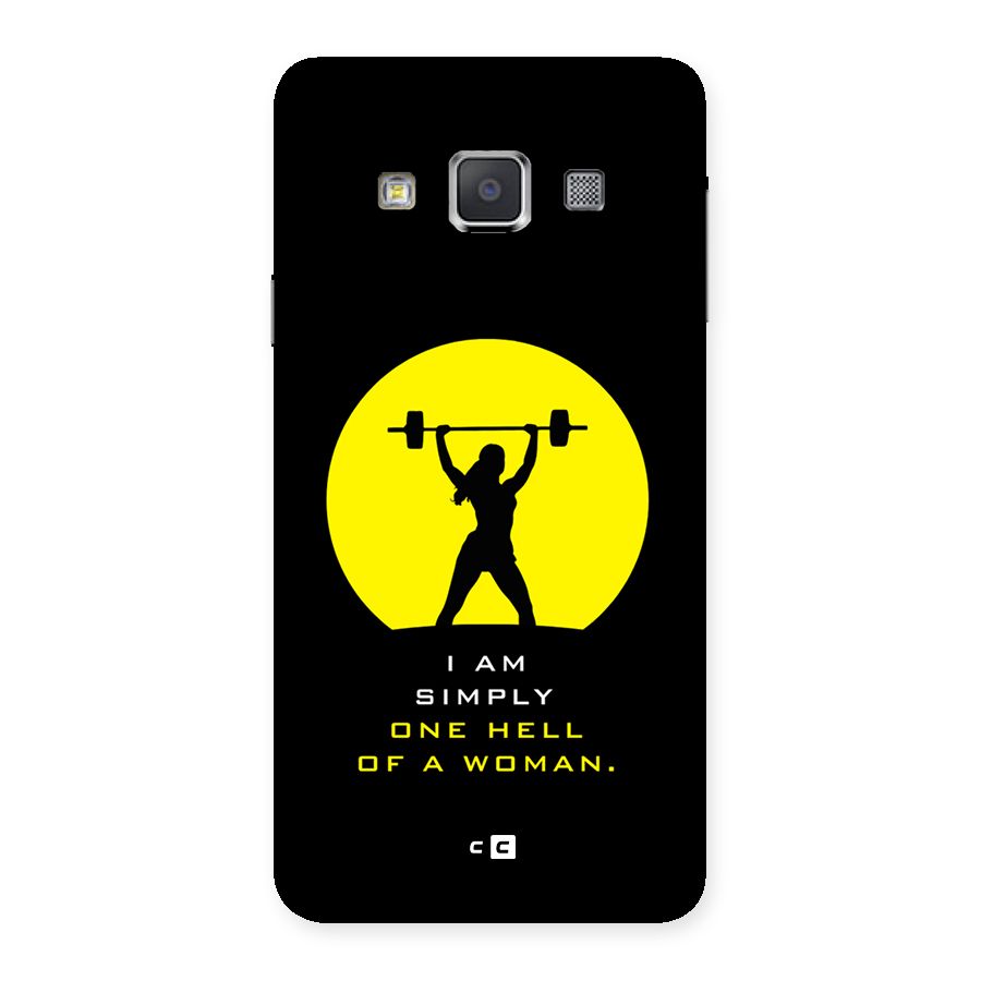 Hell Women Back Case for Galaxy A3