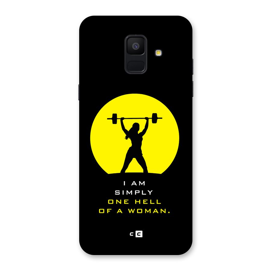 Hell Women Back Case for Galaxy A6 (2018)