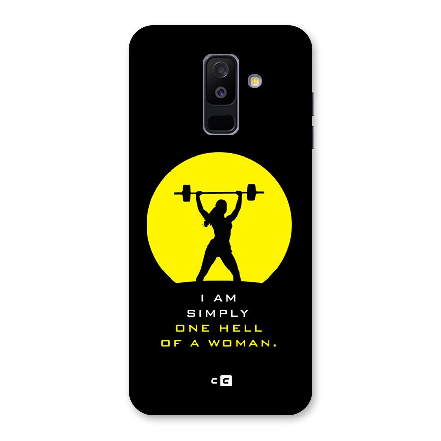 Hell Women Back Case for Galaxy A6 Plus