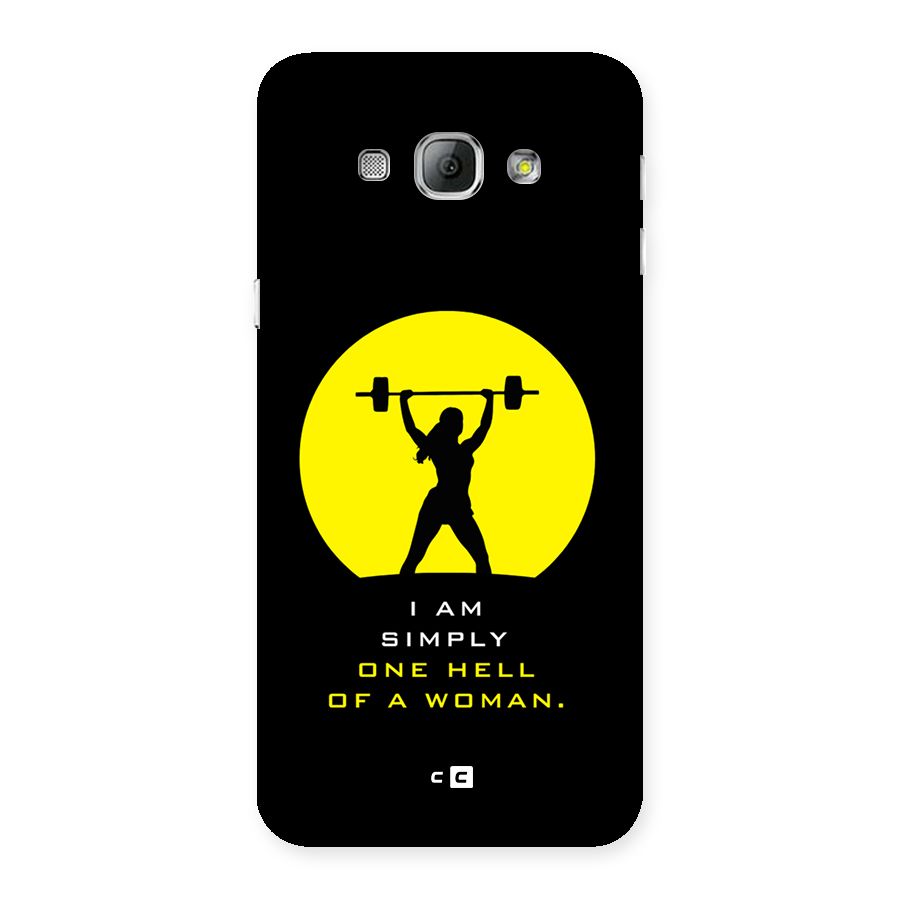 Hell Women Back Case for Galaxy A8