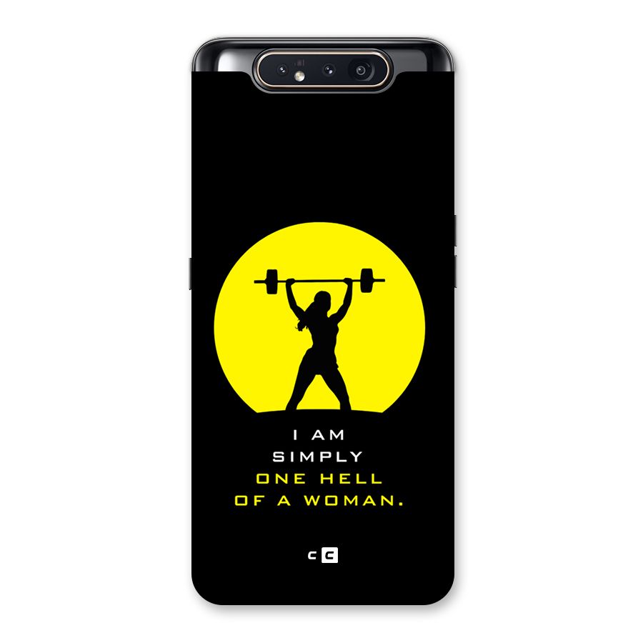 Hell Women Back Case for Galaxy A80