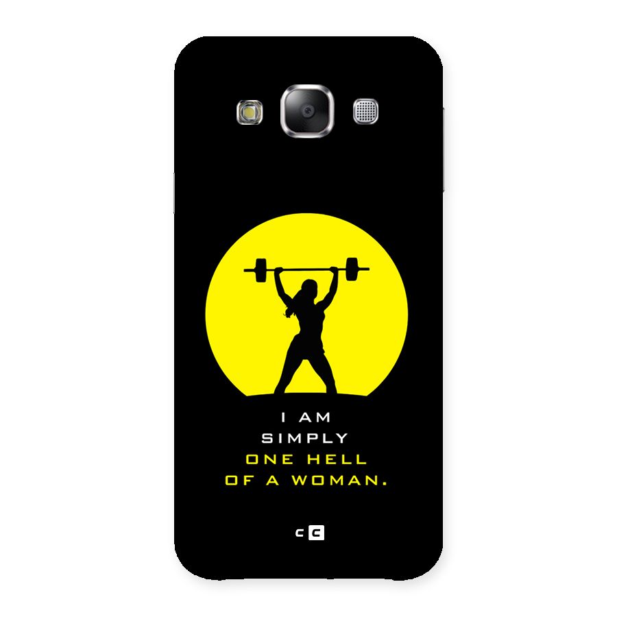 Hell Women Back Case for Galaxy E5