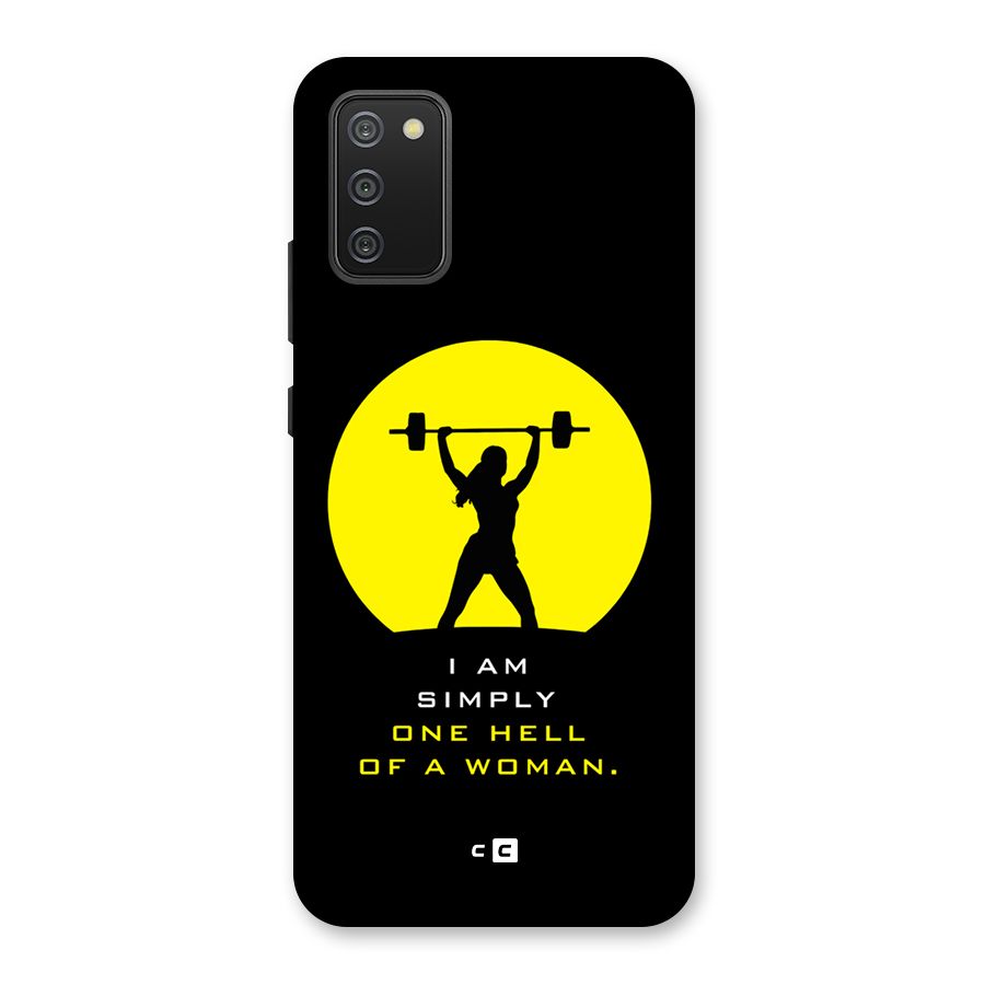 Hell Women Back Case for Galaxy M02s