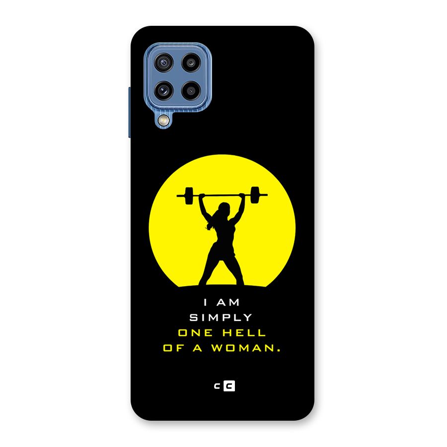 Hell Women Glass Back Case for Galaxy M32