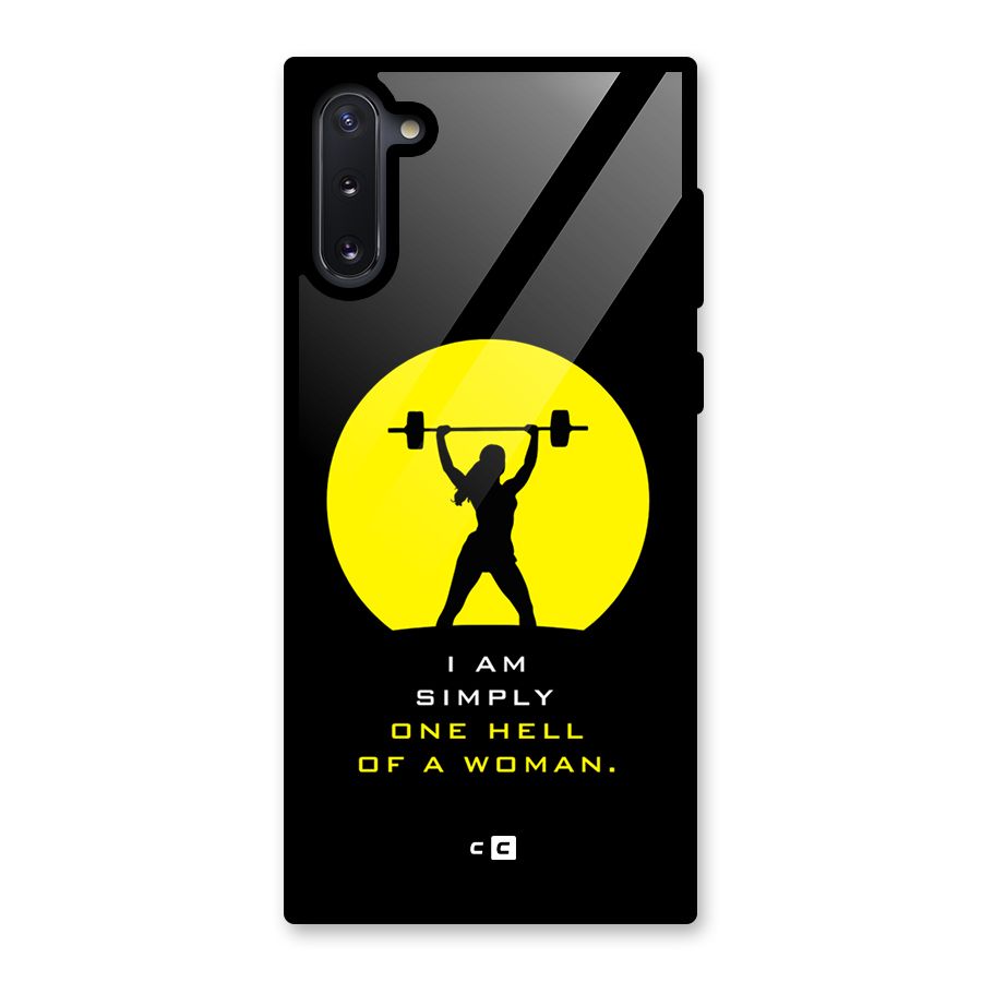 Hell Women Glass Back Case for Galaxy Note 10