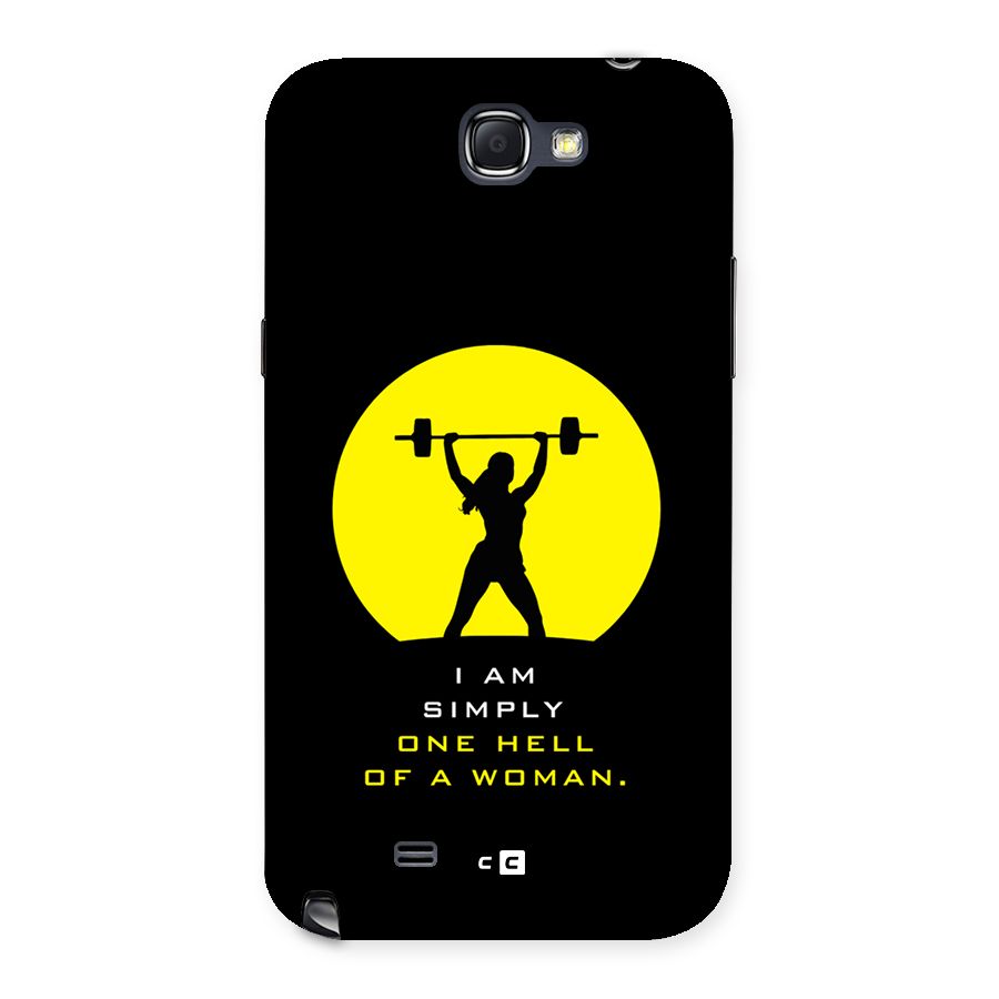 Hell Women Back Case for Galaxy Note 2