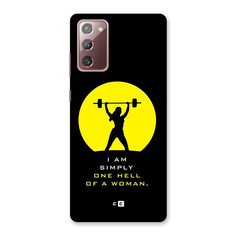 Hell Women Back Case for Galaxy Note 20