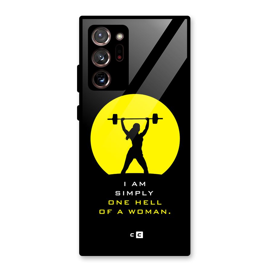Hell Women Glass Back Case for Galaxy Note 20 Ultra 5G