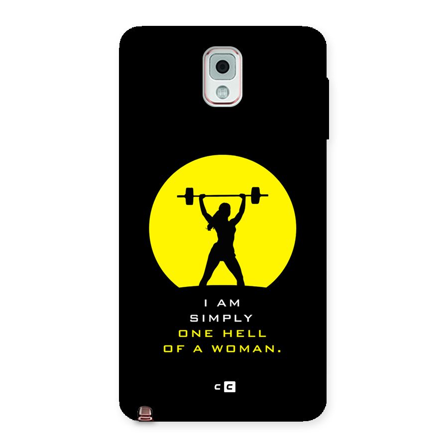 Hell Women Back Case for Galaxy Note 3
