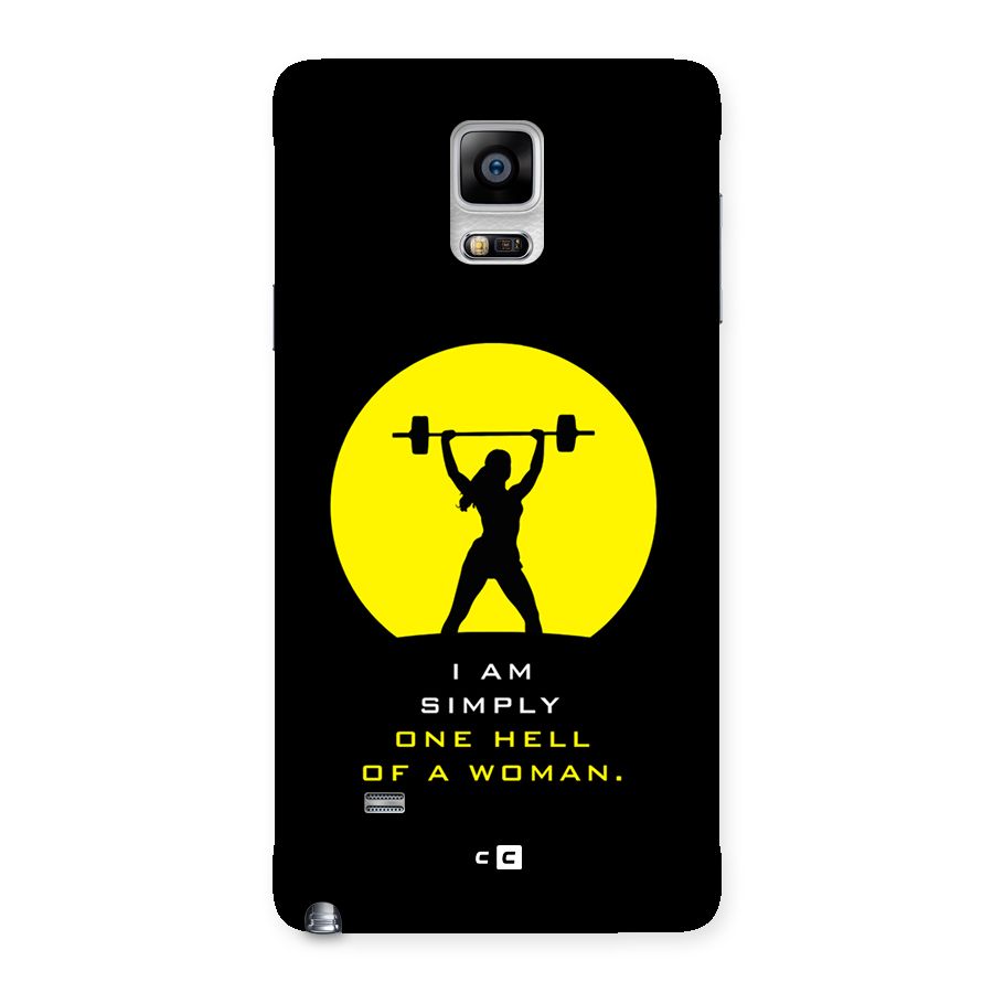 Hell Women Back Case for Galaxy Note 4