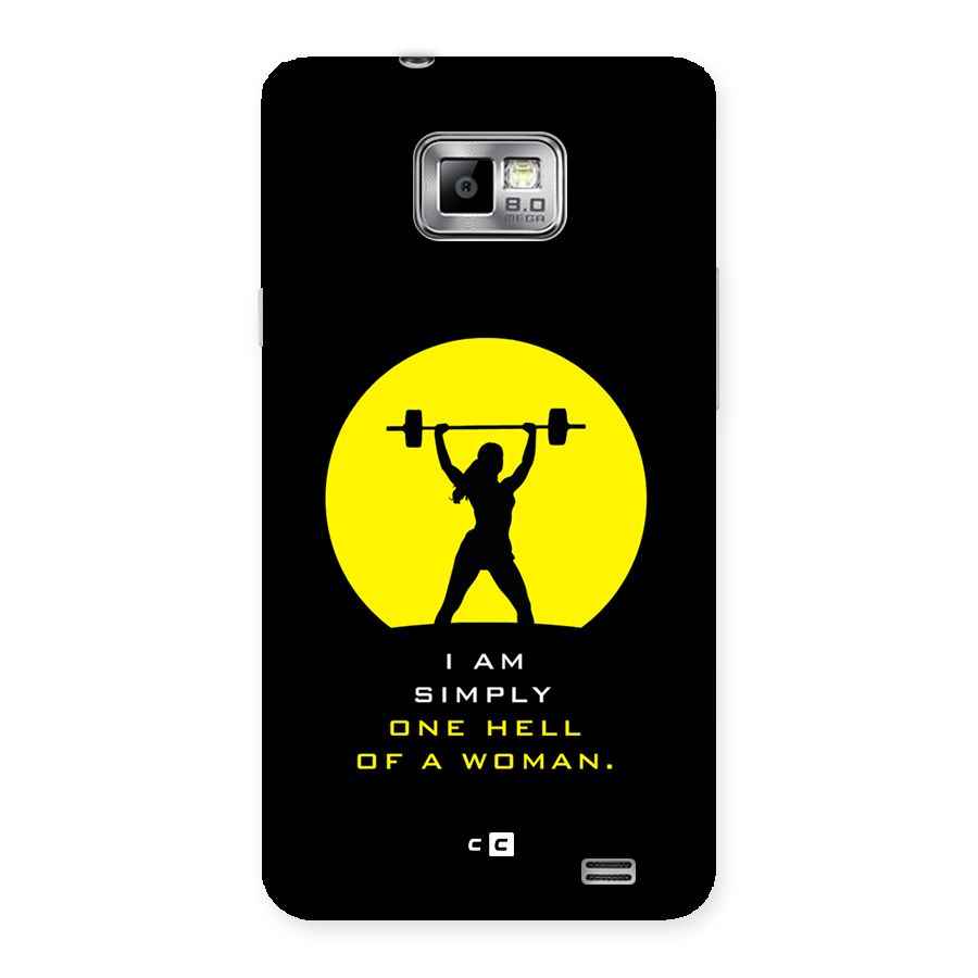 Hell Women Back Case for Galaxy S2