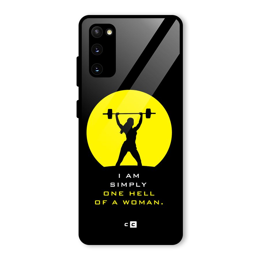 Hell Women Glass Back Case for Galaxy S20 FE