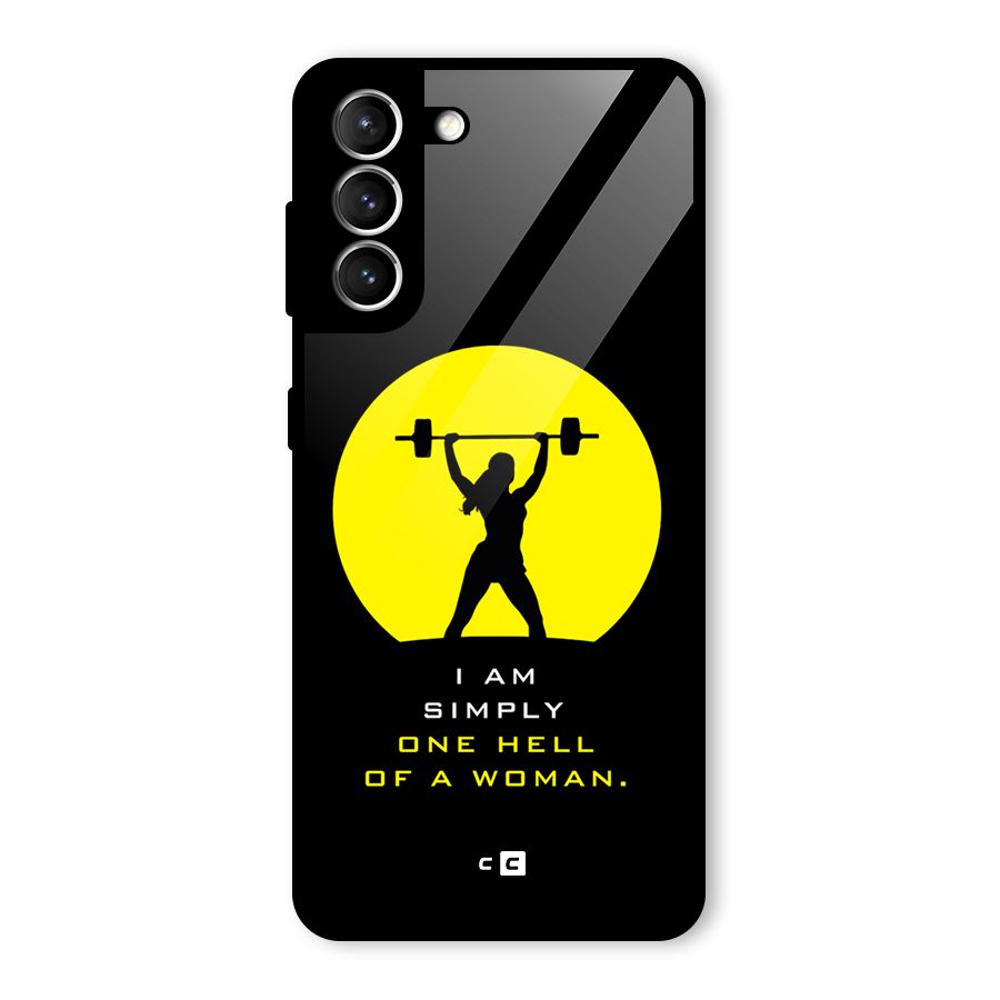 Hell Women Glass Back Case for Galaxy S21 5G