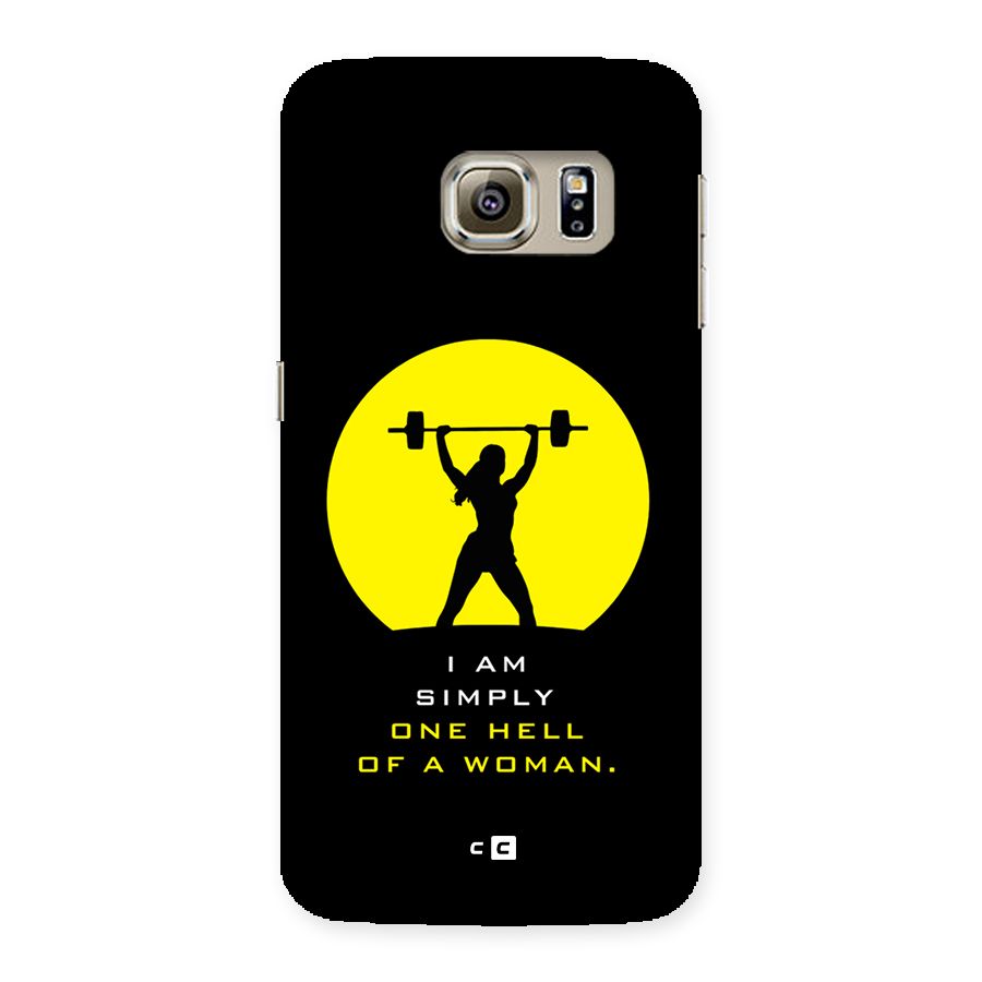Hell Women Back Case for Galaxy S6 edge