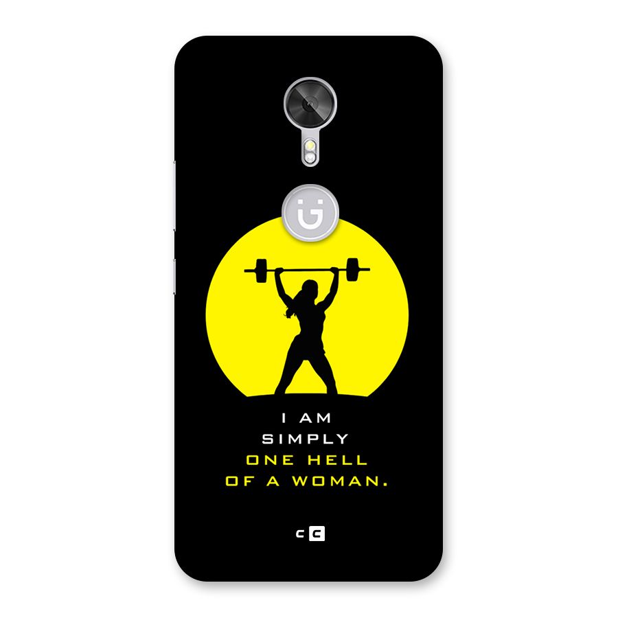 Hell Women Back Case for Gionee A1