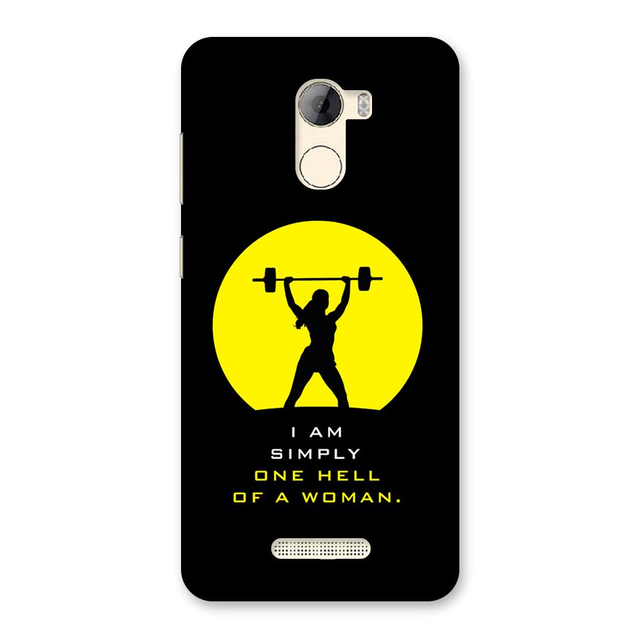Hell Women Back Case for Gionee A1 LIte