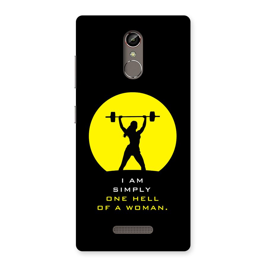 Hell Women Back Case for Gionee S6s