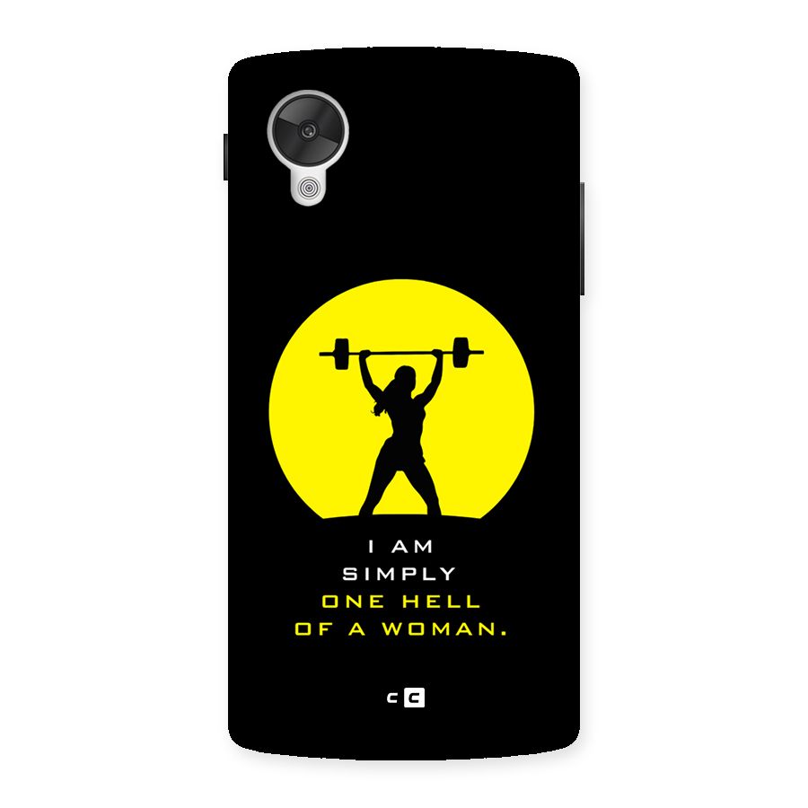 Hell Women Back Case for Google Nexus 5