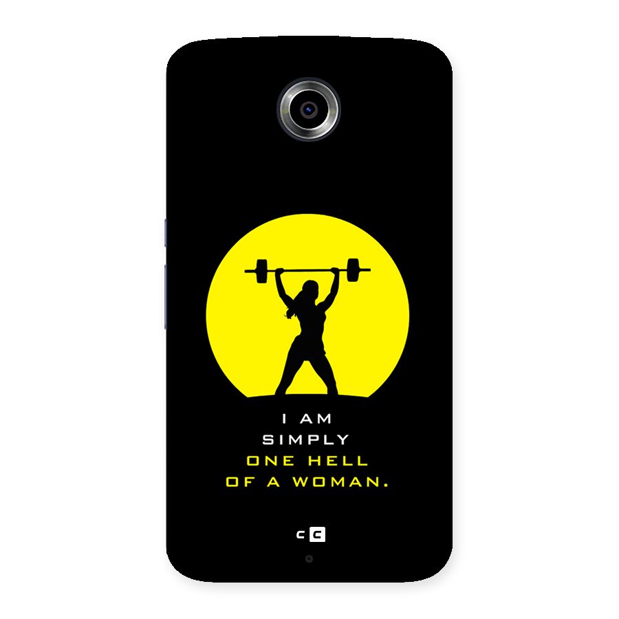 Hell Women Back Case for Google Nexus 6