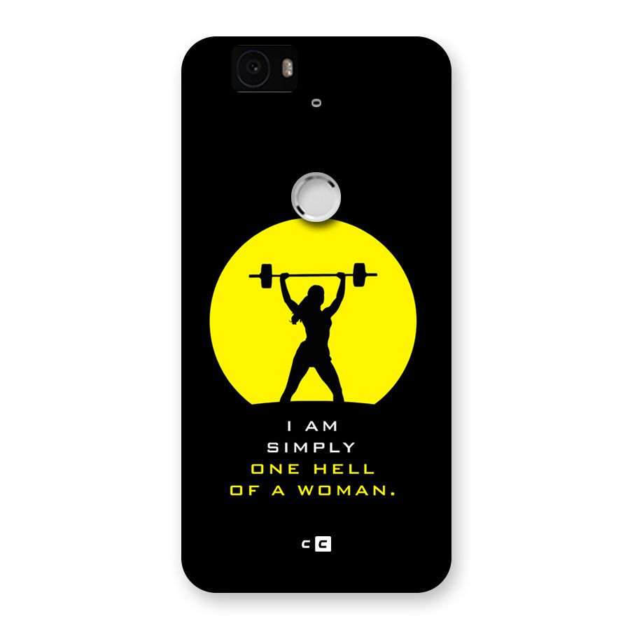 Hell Women Back Case for Google Nexus 6P
