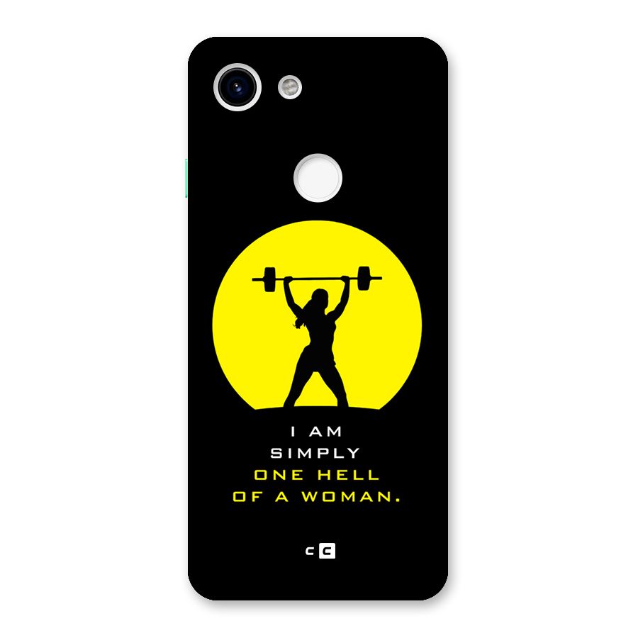 Hell Women Back Case for Google Pixel 3