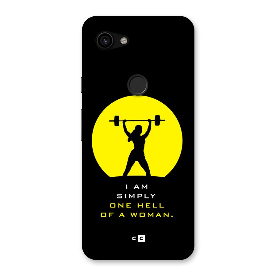 Hell Women Back Case for Google Pixel 3a
