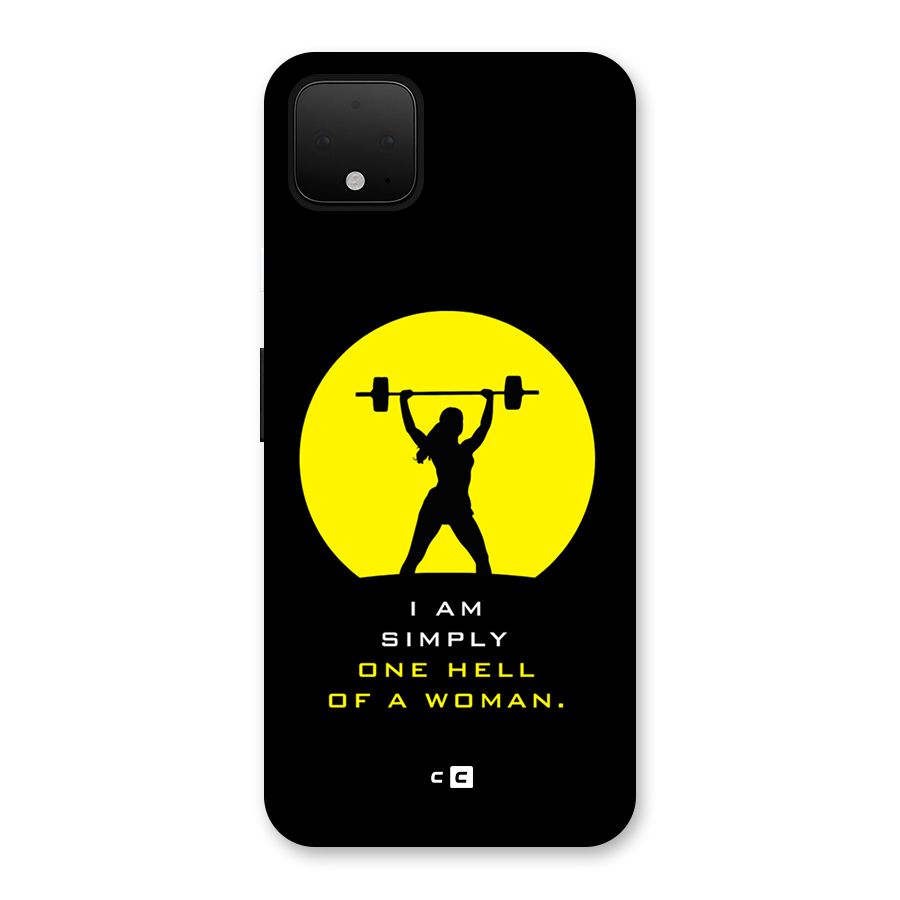 Hell Women Back Case for Google Pixel 4 XL