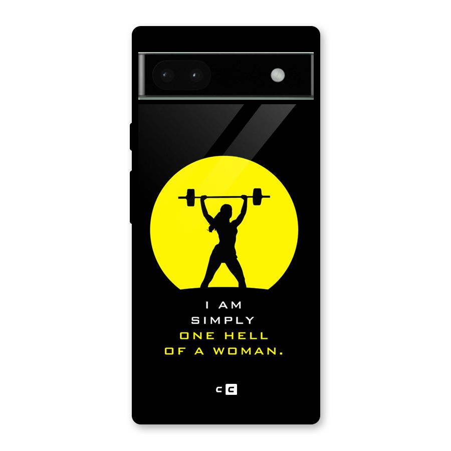 Hell Women Glass Back Case for Google Pixel 6a