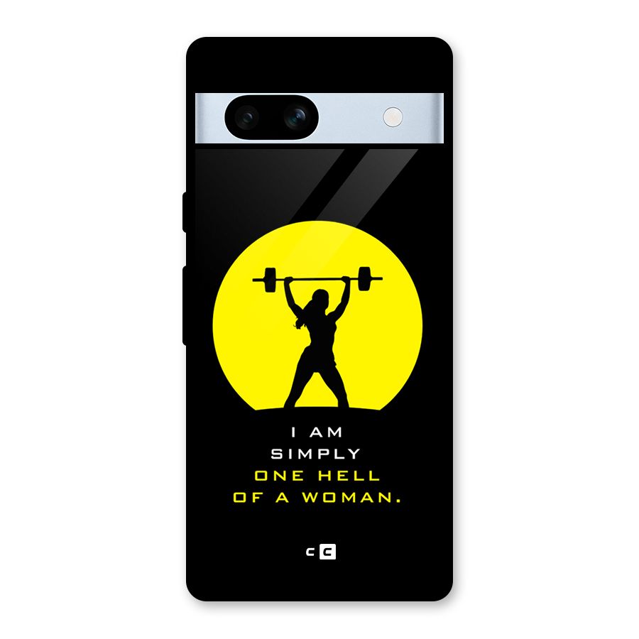 Hell Women Glass Back Case for Google Pixel 7a