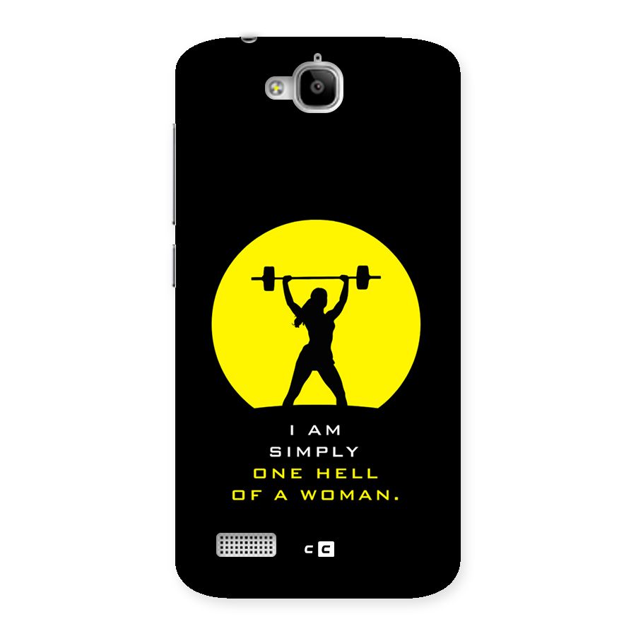 Hell Women Back Case for Honor Holly