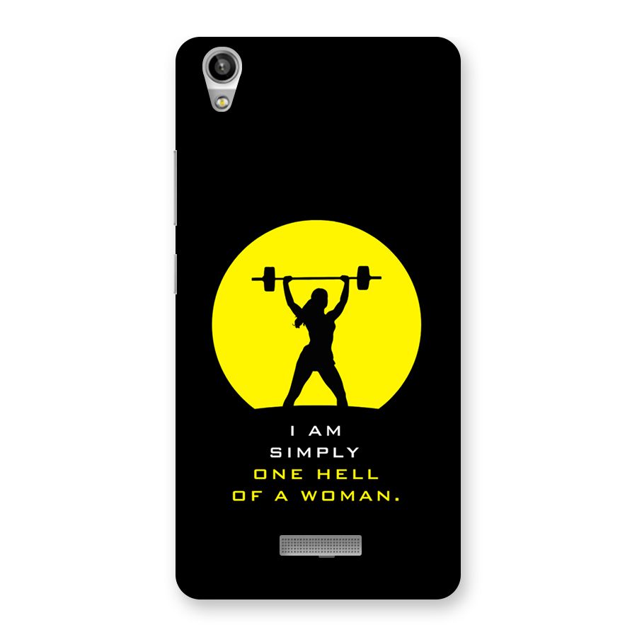Hell Women Back Case for Lava Pixel V1