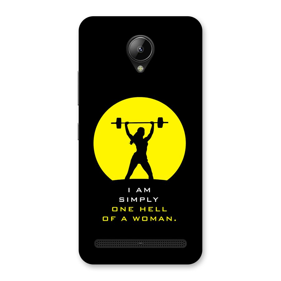 Hell Women Back Case for Lenovo C2