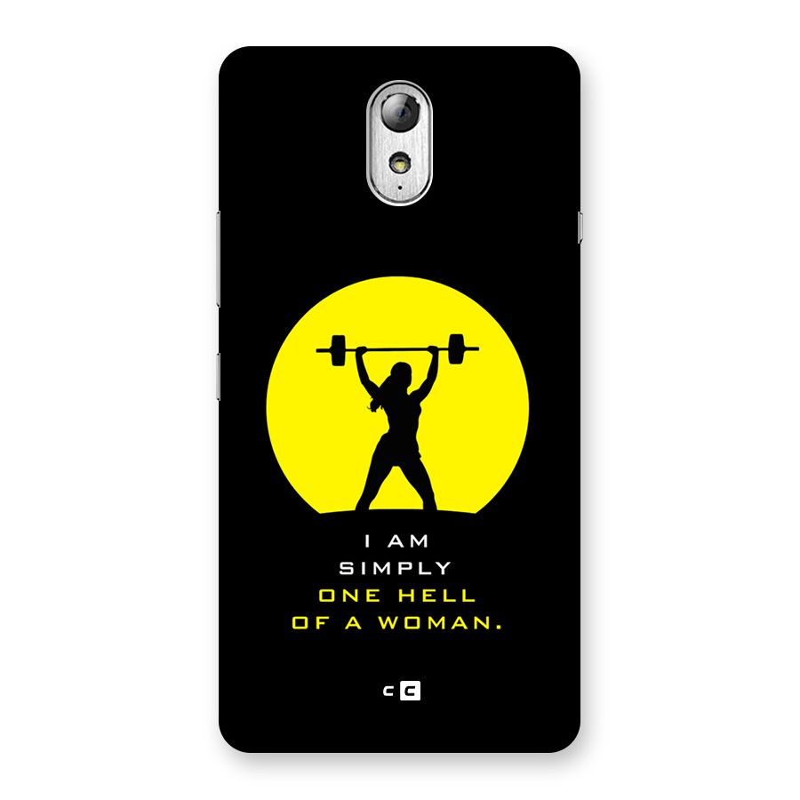 Hell Women Back Case for Lenovo Vibe P1M