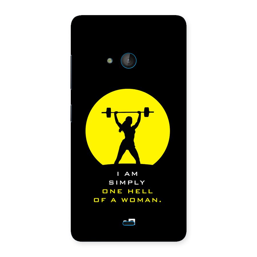 Hell Women Back Case for Lumia 540