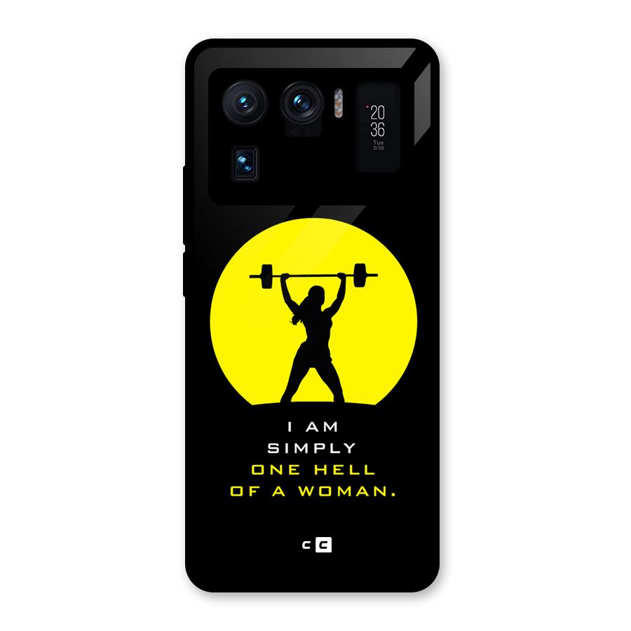 Hell Women Glass Back Case for Mi 11 Ultra