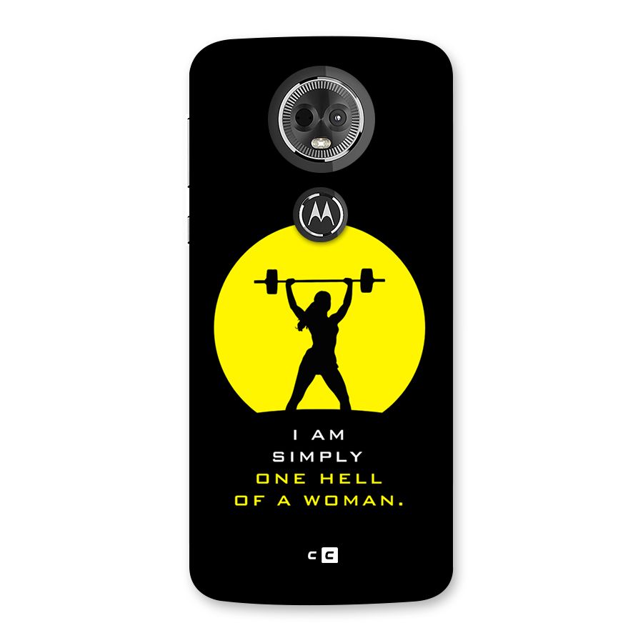 Hell Women Back Case for Moto E5 Plus