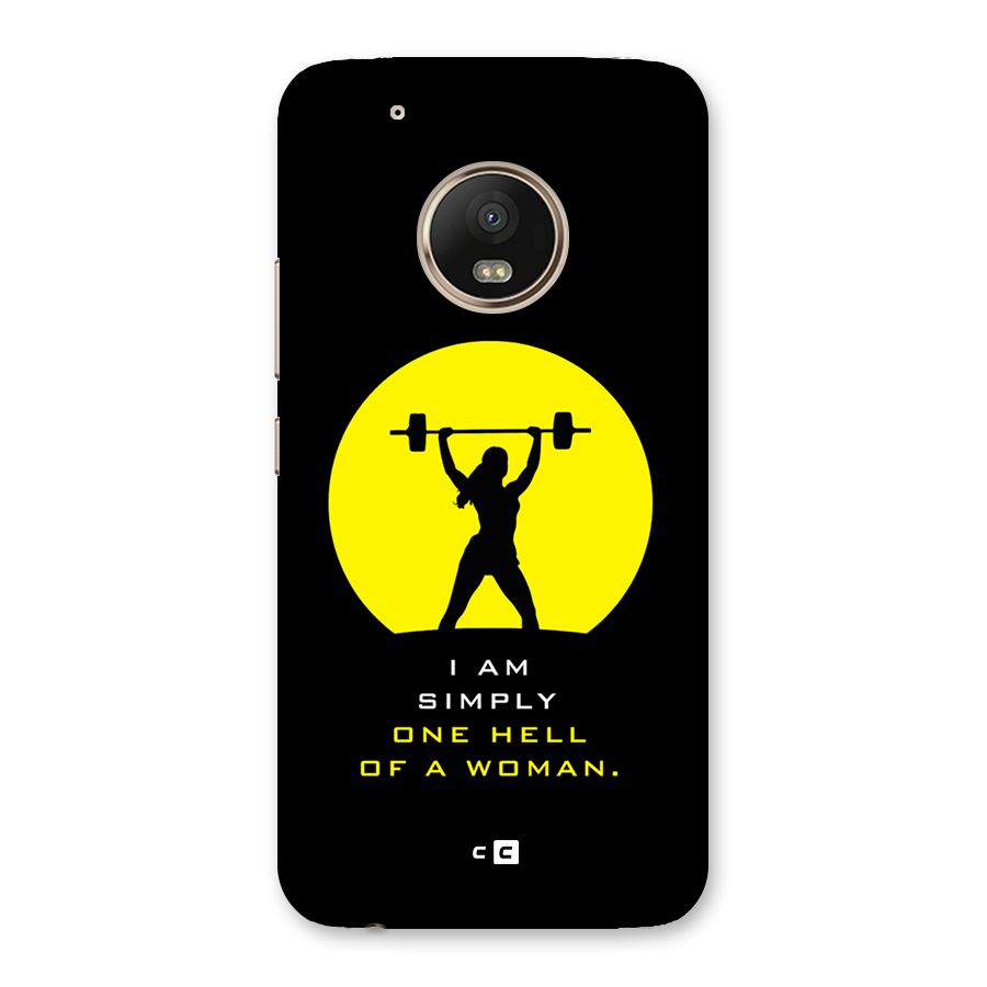 Hell Women Back Case for Moto G5 Plus