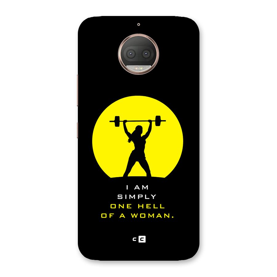 Hell Women Back Case for Moto G5s Plus