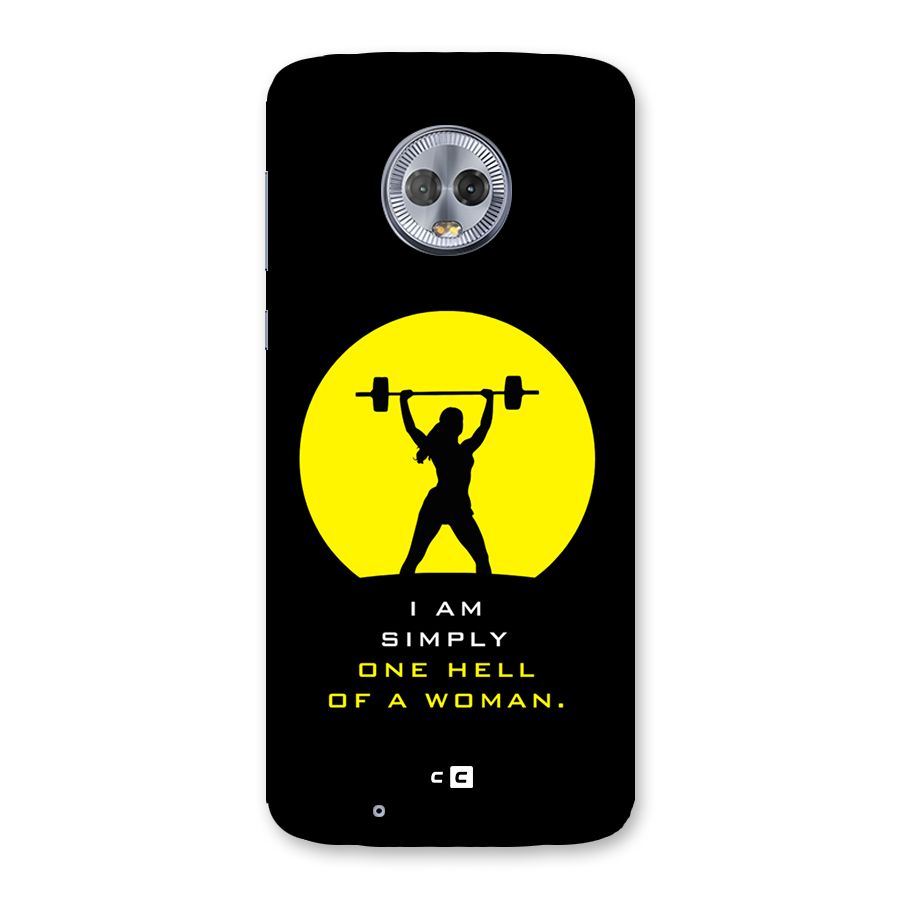 Hell Women Back Case for Moto G6