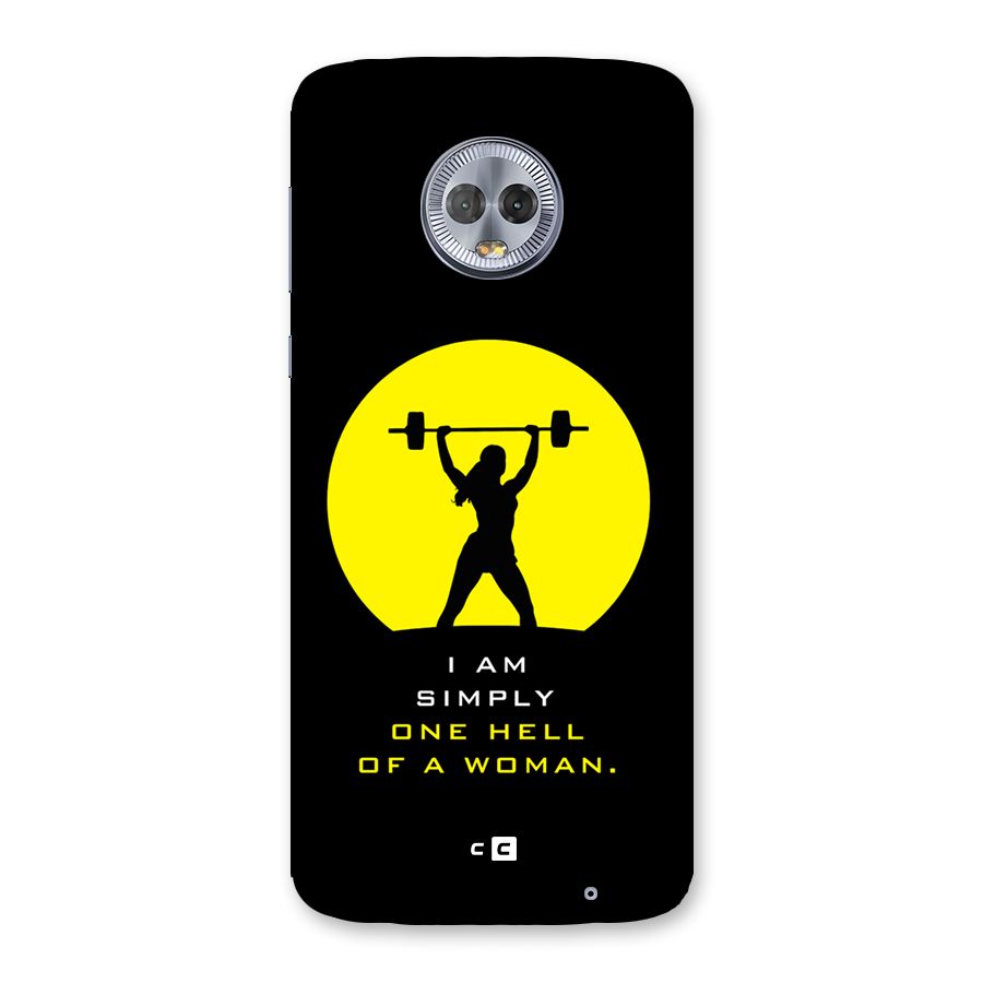 Hell Women Back Case for Moto G6 Plus