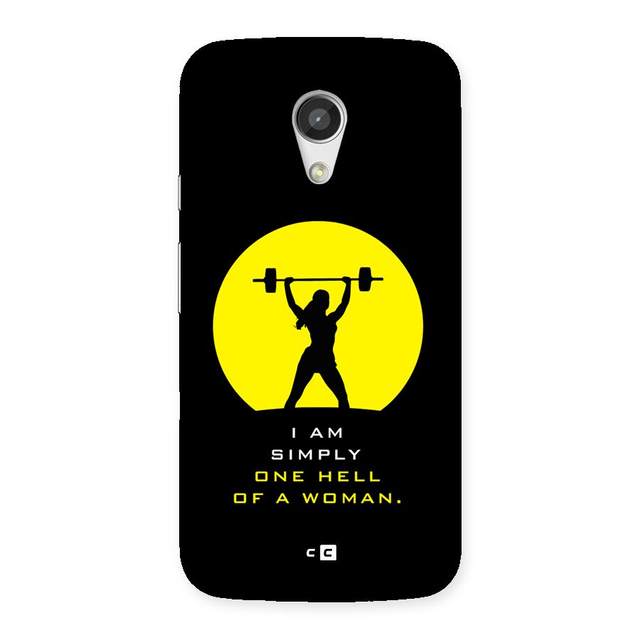 Hell Women Back Case for Moto G 2nd Gen