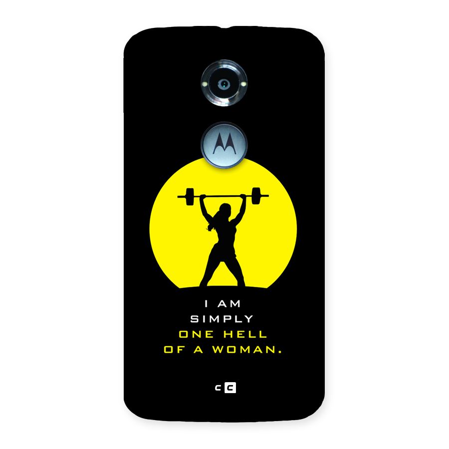 Hell Women Back Case for Moto X2