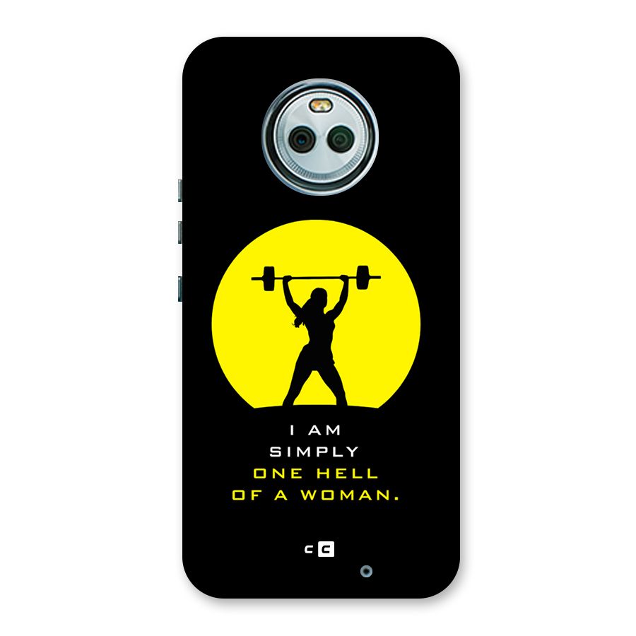 Hell Women Back Case for Moto X4