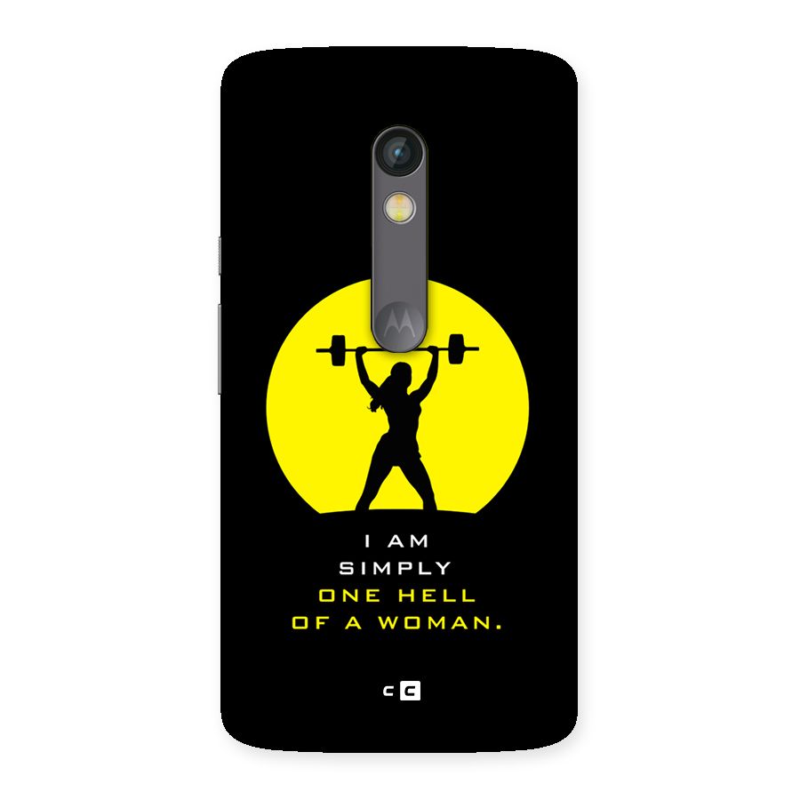Hell Women Back Case for Moto X Play
