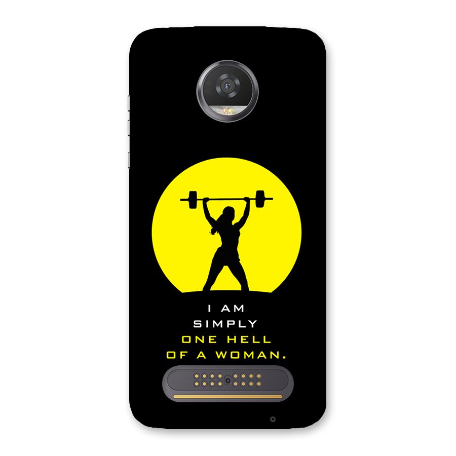 Hell Women Back Case for Moto Z2 Play