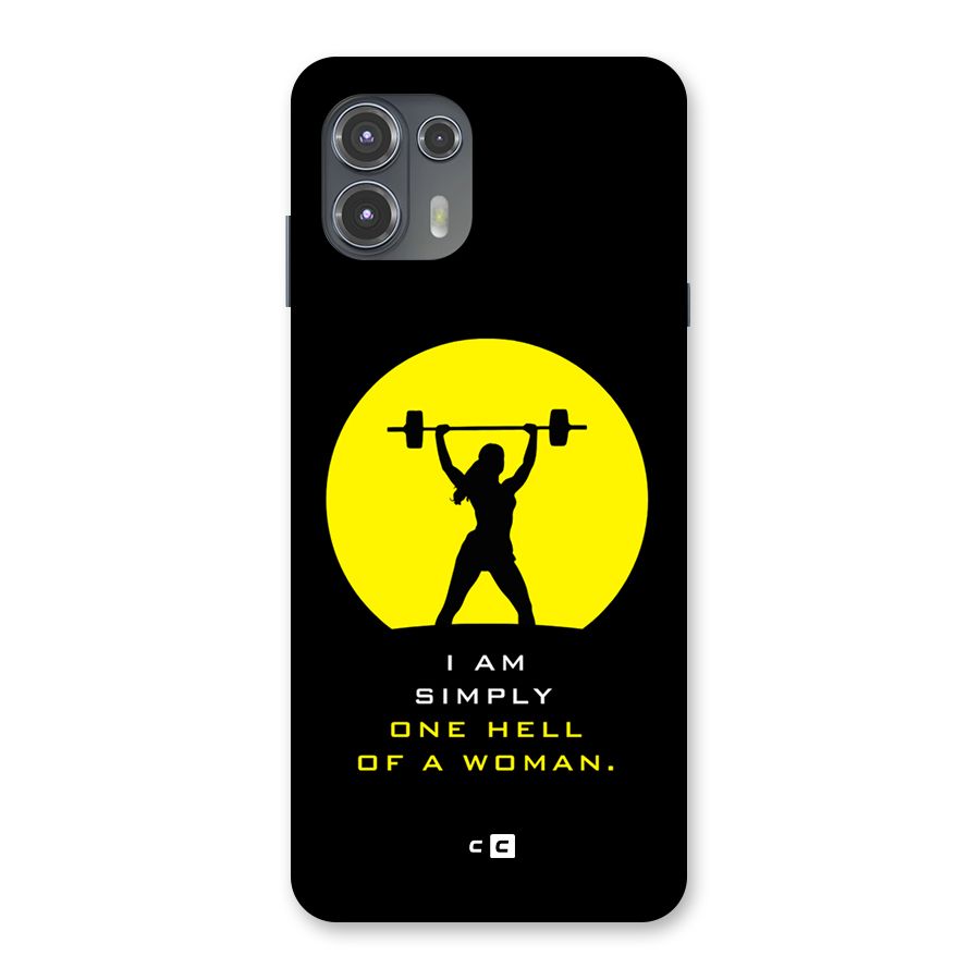 Hell Women Back Case for Motorola Edge 20 Fusion
