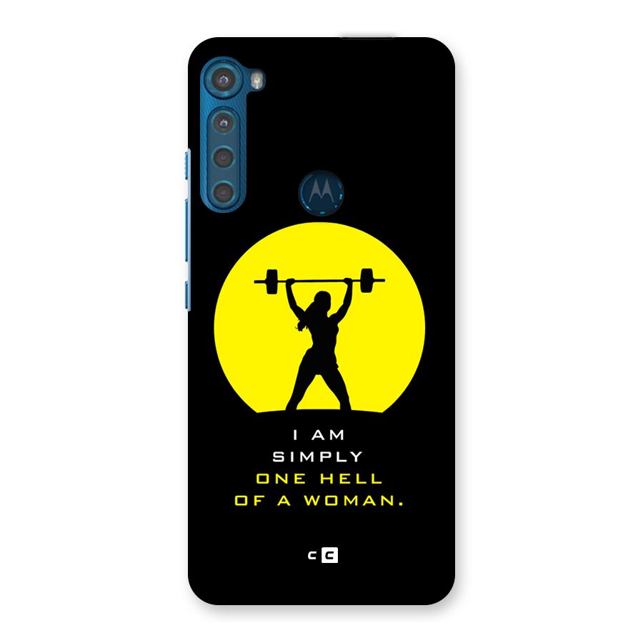 Hell Women Back Case for Motorola One Fusion Plus